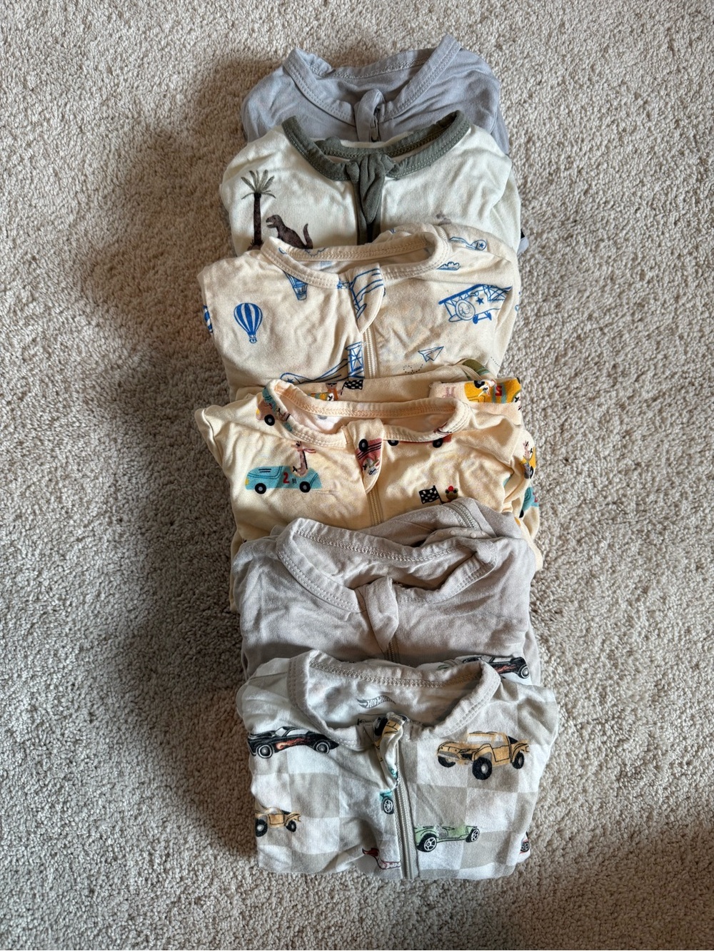 6 Bamboo Sleepers/Rompers - Kyte, Belan J., Roobear